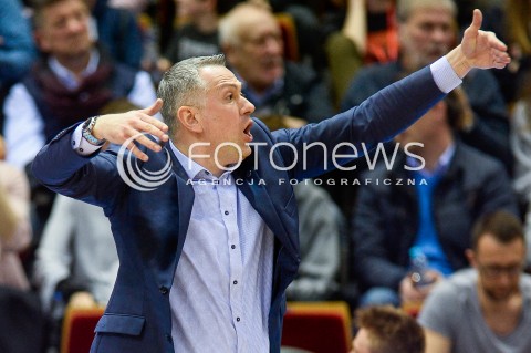  31.03.2018 GDANSK<br />ENERGA BASKET LIGA SEZON 2017/2018<br />MECZ TREFL SOPOT - BM SLAM STAL OSTROW WIELKOPOLSKI<br />N/Z EMIL RAJKOVIC<br /> 