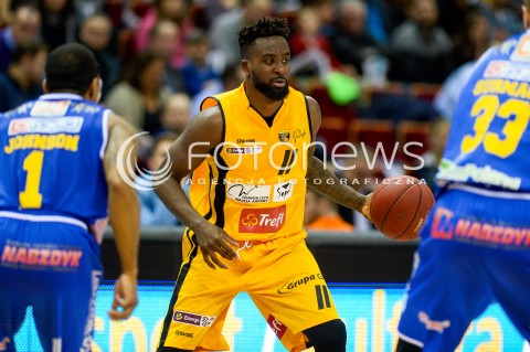  31.03.2018 GDANSK<br />ENERGA BASKET LIGA SEZON 2017/2018<br />MECZ TREFL SOPOT - BM SLAM STAL OSTROW WIELKOPOLSKI<br />N/Z OBIE TROTTER<br /> 