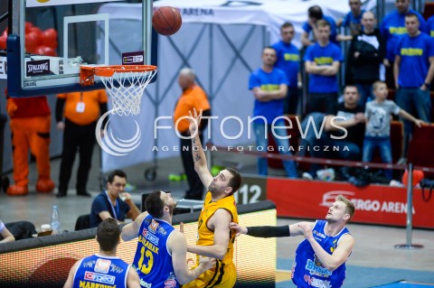  31.03.2018 GDANSK<br />ENERGA BASKET LIGA SEZON 2017/2018<br />MECZ TREFL SOPOT - BM SLAM STAL OSTROW WIELKOPOLSKI<br />N/Z SZYMON LUKASIAK MARCIN STEFANSKI<br /> 