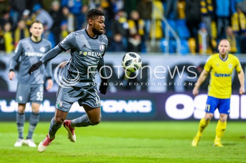 31.03.2018 GDYNIA <br />PILKA NOZNA - EKSTRAKLASA SEZON 2017/2018<br />MECZ ARKA GDYNIA - LEGIA WARSZAWA<br />N/Z WILLIAM REMY<br /> 