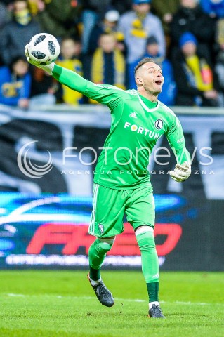  31.03.2018 GDYNIA <br />PILKA NOZNA - EKSTRAKLASA SEZON 2017/2018<br />MECZ ARKA GDYNIA - LEGIA WARSZAWA<br />N/Z ARKADIUSZ MALARZ<br /> 