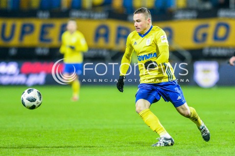  31.03.2018 GDYNIA <br />PILKA NOZNA - EKSTRAKLASA SEZON 2017/2018<br />MECZ ARKA GDYNIA - LEGIA WARSZAWA<br />N/Z MICHAL NALEPA<br /> 