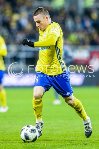  31.03.2018 GDYNIA <br />PILKA NOZNA - EKSTRAKLASA SEZON 2017/2018<br />MECZ ARKA GDYNIA - LEGIA WARSZAWA<br />N/Z MICHAL NALEPA<br /> 