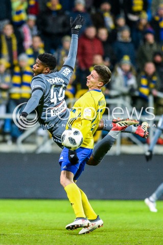  31.03.2018 GDYNIA <br />PILKA NOZNA - EKSTRAKLASA SEZON 2017/2018<br />MECZ ARKA GDYNIA - LEGIA WARSZAWA<br />N/Z WILLIAM REMY MACIEJ JANKOWSKI<br /> 