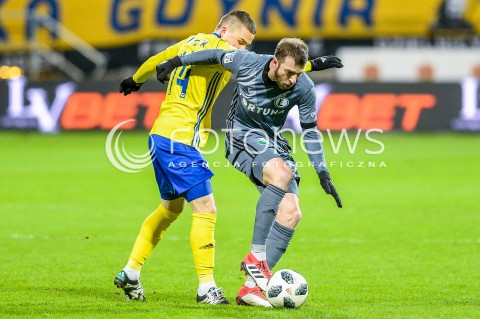  31.03.2018 GDYNIA <br />PILKA NOZNA - EKSTRAKLASA SEZON 2017/2018<br />MECZ ARKA GDYNIA - LEGIA WARSZAWA<br />N/Z MICHAL NALEPA DOMAGOJ ANTOLIC<br /> 