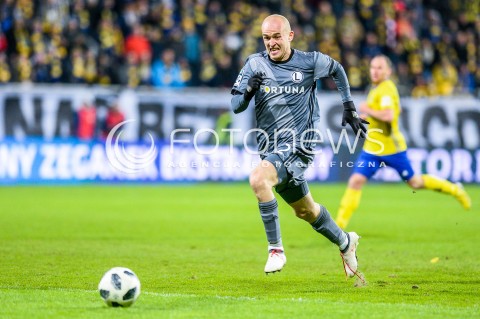  31.03.2018 GDYNIA <br />PILKA NOZNA - EKSTRAKLASA SEZON 2017/2018<br />MECZ ARKA GDYNIA - LEGIA WARSZAWA<br />N/Z MICHAL PAZDAN<br /> 