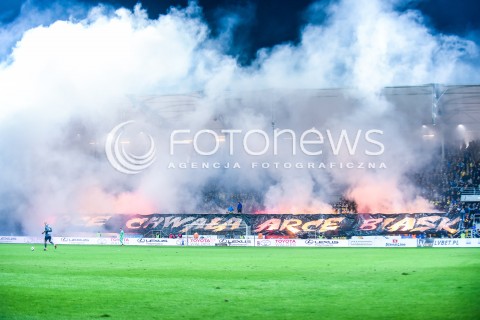  31.03.2018 GDYNIA <br />PILKA NOZNA - EKSTRAKLASA SEZON 2017/2018<br />MECZ ARKA GDYNIA - LEGIA WARSZAWA<br />N/Z OPRAWA KIBICOW ARKI GDYNIA<br /> 