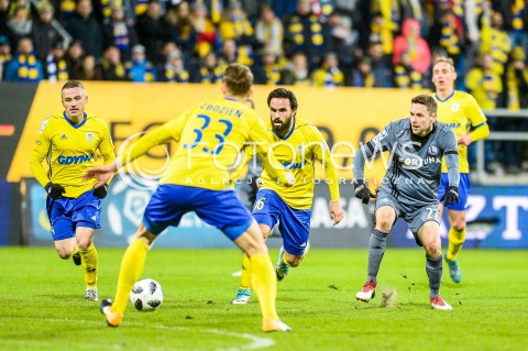  31.03.2018 GDYNIA <br />PILKA NOZNA - EKSTRAKLASA SEZON 2017/2018<br />MECZ ARKA GDYNIA - LEGIA WARSZAWA<br />N/Z MICHAL NALEPA ENRIQUE ESQUEDA KASPER HAMALAINEN<br /> 