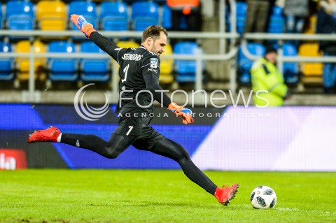  31.03.2018 GDYNIA <br />PILKA NOZNA - EKSTRAKLASA SEZON 2017/2018<br />MECZ ARKA GDYNIA - LEGIA WARSZAWA<br />N/Z PAVELS STEINBORS<br /> 