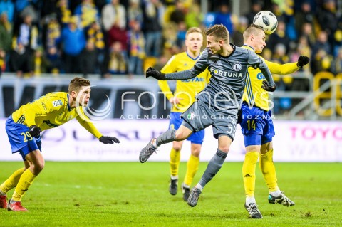  31.03.2018 GDYNIA <br />PILKA NOZNA - EKSTRAKLASA SEZON 2017/2018<br />MECZ ARKA GDYNIA - LEGIA WARSZAWA<br />N/Z MICHAL MARCJANIK SEBASTIAN SZYMANSKI MICHAL NALEPA<br /> 