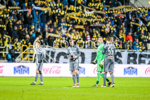  31.03.2018 GDYNIA <br />PILKA NOZNA - EKSTRAKLASA SEZON 2017/2018<br />MECZ ARKA GDYNIA - LEGIA WARSZAWA<br />N/Z RADOSLAW CIERZNIAK DOMAGOJ ANTOLIC ARKADIUSZ MALARZ ARTUR JEDRZEJCZYK PRZEGRANA SMUTEK ZAL<br /> 