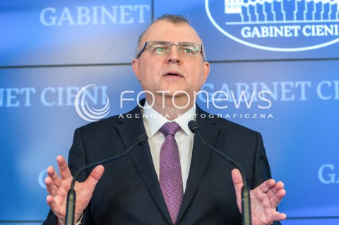  03.04.2018 WARSZAWA<br />KONFERENCJA GRZEGORZA SCHETYNY I KAZIMIERZA MICHALA UJAZDOWSKIEGO<br />N/Z KAZIMIERZ MICHAL UJAZDOWSKI<br /> 