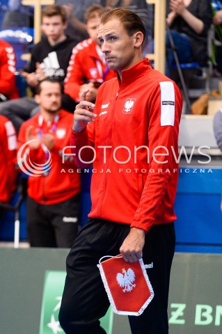  07.04.2018 SOPOT<br />DAVIS CUP BNP PARIBAS DRUZYNOWE MISTRZOSTWA SWIATA W TENISIE 2 RUNDA STREFY EURO AFRYKANSKIEJ<br />DAVIS CUP BNP PARIBAS THE WORLD CUP OF TENNIS 2 ROUND EURO AFRICA AREA<br />POLSKA (poland) - ZIMBABWE (zimbabwe)<br />N/Z LUKASZ KUBOT SYLWETKA<br /> 