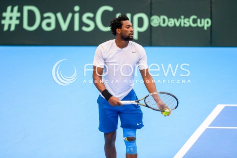  07.04.2018 SOPOT<br />DAVIS CUP BNP PARIBAS DRUZYNOWE MISTRZOSTWA SWIATA W TENISIE 2 RUNDA STREFY EURO AFRYKANSKIEJ<br />DAVIS CUP BNP PARIBAS THE WORLD CUP OF TENNIS 2 ROUND EURO AFRICA AREA<br />POLSKA (poland) - ZIMBABWE (zimbabwe)<br />N/Z TAKANYI GARANGANGA<br /> 