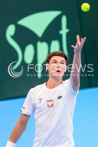  07.04.2018 SOPOT<br />DAVIS CUP BNP PARIBAS DRUZYNOWE MISTRZOSTWA SWIATA W TENISIE 2 RUNDA STREFY EURO AFRYKANSKIEJ<br />DAVIS CUP BNP PARIBAS THE WORLD CUP OF TENNIS 2 ROUND EURO AFRICA AREA<br />POLSKA (poland) - ZIMBABWE (zimbabwe)<br />N/Z KAMIL MAJCHRZAK<br /> 