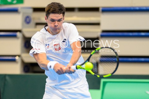  07.04.2018 SOPOT<br />DAVIS CUP BNP PARIBAS DRUZYNOWE MISTRZOSTWA SWIATA W TENISIE 2 RUNDA STREFY EURO AFRYKANSKIEJ<br />DAVIS CUP BNP PARIBAS THE WORLD CUP OF TENNIS 2 ROUND EURO AFRICA AREA<br />POLSKA (poland) - ZIMBABWE (zimbabwe)<br />N/Z KAMIL MAJCHRZAK<br /> 