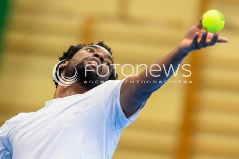  07.04.2018 SOPOT<br />DAVIS CUP BNP PARIBAS DRUZYNOWE MISTRZOSTWA SWIATA W TENISIE 2 RUNDA STREFY EURO AFRYKANSKIEJ<br />DAVIS CUP BNP PARIBAS THE WORLD CUP OF TENNIS 2 ROUND EURO AFRICA AREA<br />POLSKA (poland) - ZIMBABWE (zimbabwe)<br />N/Z TAKANYI GARANGANGA<br /> 