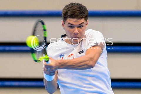  07.04.2018 SOPOT<br />DAVIS CUP BNP PARIBAS DRUZYNOWE MISTRZOSTWA SWIATA W TENISIE 2 RUNDA STREFY EURO AFRYKANSKIEJ<br />DAVIS CUP BNP PARIBAS THE WORLD CUP OF TENNIS 2 ROUND EURO AFRICA AREA<br />POLSKA (poland) - ZIMBABWE (zimbabwe)<br />N/Z KAMIL MAJCHRZAK<br /> 