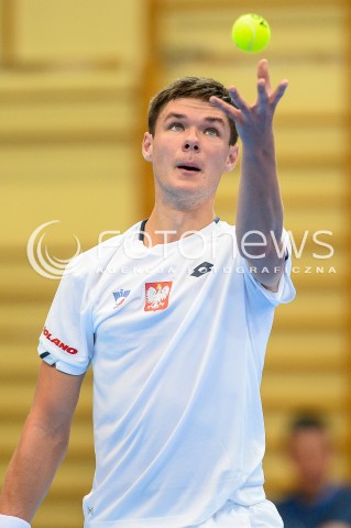  07.04.2018 SOPOT<br />DAVIS CUP BNP PARIBAS DRUZYNOWE MISTRZOSTWA SWIATA W TENISIE 2 RUNDA STREFY EURO AFRYKANSKIEJ<br />DAVIS CUP BNP PARIBAS THE WORLD CUP OF TENNIS 2 ROUND EURO AFRICA AREA<br />POLSKA (poland) - ZIMBABWE (zimbabwe)<br />N/Z KAMIL MAJCHRZAK<br /> 