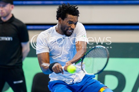  07.04.2018 SOPOT<br />DAVIS CUP BNP PARIBAS DRUZYNOWE MISTRZOSTWA SWIATA W TENISIE 2 RUNDA STREFY EURO AFRYKANSKIEJ<br />DAVIS CUP BNP PARIBAS THE WORLD CUP OF TENNIS 2 ROUND EURO AFRICA AREA<br />POLSKA (poland) - ZIMBABWE (zimbabwe)<br />N/Z TAKANYI GARANGANGA<br /> 