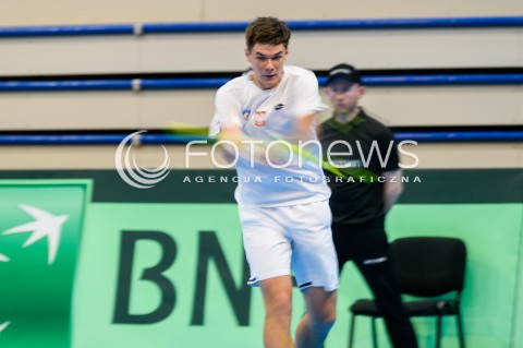  07.04.2018 SOPOT<br />DAVIS CUP BNP PARIBAS DRUZYNOWE MISTRZOSTWA SWIATA W TENISIE 2 RUNDA STREFY EURO AFRYKANSKIEJ<br />DAVIS CUP BNP PARIBAS THE WORLD CUP OF TENNIS 2 ROUND EURO AFRICA AREA<br />POLSKA (poland) - ZIMBABWE (zimbabwe)<br />N/Z KAMIL MAJCHRZAK<br /> 
