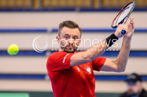  07.04.2018 SOPOT<br />DAVIS CUP BNP PARIBAS DRUZYNOWE MISTRZOSTWA SWIATA W TENISIE 2 RUNDA STREFY EURO AFRYKANSKIEJ<br />DAVIS CUP BNP PARIBAS THE WORLD CUP OF TENNIS 2 ROUND EURO AFRICA AREA<br />POLSKA (poland) - ZIMBABWE (zimbabwe)<br />N/Z MICHAL PRZYSIEZNY<br /> 