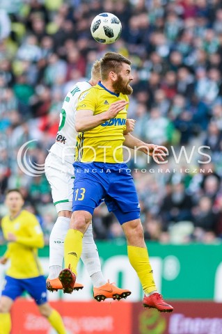  07.04.2018 GDANSK<br />PILKA NOZNA - EKSTRAKLASA SEZON 2017/2018<br />MECZ LECHIA GDANSK - ARKA GDYNIA<br />N/Z GRZEGORZ PIESIO<br /> 