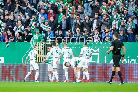  07.04.2018 GDANSK<br />PILKA NOZNA - EKSTRAKLASA SEZON 2017/2018<br />MECZ LECHIA GDANSK - ARKA GDYNIA<br />N/Z SLAWOMIR PESZKO BRAMKA GOL NA 2:0<br /> 