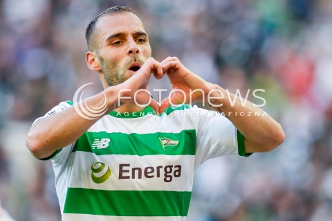  07.04.2018 GDANSK<br />PILKA NOZNA - EKSTRAKLASA SEZON 2017/2018<br />MECZ LECHIA GDANSK - ARKA GDYNIA<br />N/Z FLAVIO PAIXAO RZUT KARNY BRAMKA GOL NA 3:0 RADOSC<br /> 