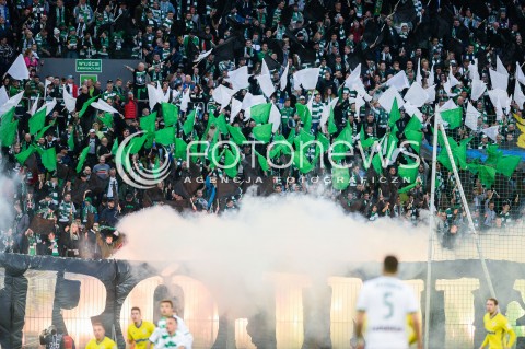  07.04.2018 GDANSK<br />PILKA NOZNA - EKSTRAKLASA SEZON 2017/2018<br />MECZ LECHIA GDANSK - ARKA GDYNIA<br />N/Z KIBICE OPRAWA LECHII GDANSK RACE<br /> 
