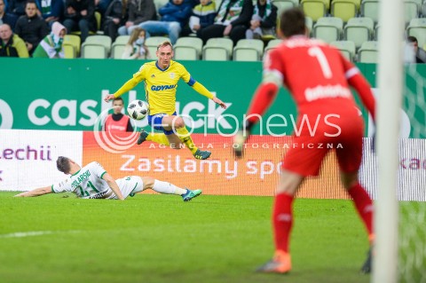  07.04.2018 GDANSK<br />PILKA NOZNA - EKSTRAKLASA SEZON 2017/2018<br />MECZ LECHIA GDANSK - ARKA GDYNIA<br />N/Z PAWEL STOLARSKI ADAM MARCINIAK DUSAN KUCIAK<br /> 