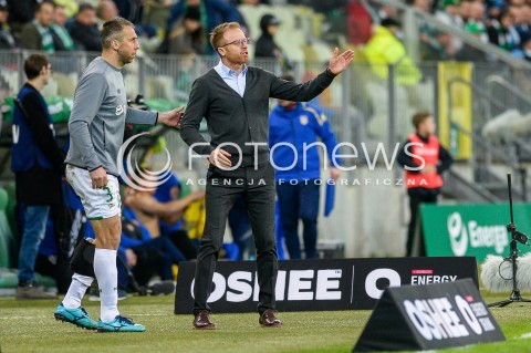  07.04.2018 GDANSK<br />PILKA NOZNA - EKSTRAKLASA SEZON 2017/2018<br />MECZ LECHIA GDANSK - ARKA GDYNIA<br />N/Z PIOTR STOKOWIEC JAKUB WAWRZYNIAK<br /> 