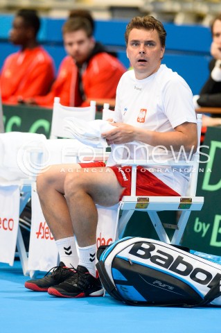  08.04.2018 SOPOT<br />DAVIS CUP BNP PARIBAS DRUZYNOWE MISTRZOSTWA SWIATA W TENISIE 2 RUNDA STREFY EURO AFRYKANSKIEJ<br />DAVIS CUP BNP PARIBAS THE WORLD CUP OF TENNIS 2 ROUND EURO AFRICA AREA<br />POLSKA (poland) - ZIMBABWE (zimbabwe)<br />N/Z MARCIN MATKOWSKI SYLWETKA<br /> 