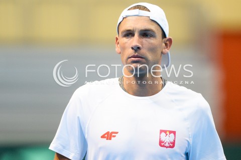  08.04.2018 SOPOT<br />DAVIS CUP BNP PARIBAS DRUZYNOWE MISTRZOSTWA SWIATA W TENISIE 2 RUNDA STREFY EURO AFRYKANSKIEJ<br />DAVIS CUP BNP PARIBAS THE WORLD CUP OF TENNIS 2 ROUND EURO AFRICA AREA<br />POLSKA (poland) - ZIMBABWE (zimbabwe)<br />N/Z LUKASZ KUBOT PORTRET<br /> 