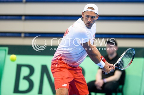  08.04.2018 SOPOT<br />DAVIS CUP BNP PARIBAS DRUZYNOWE MISTRZOSTWA SWIATA W TENISIE 2 RUNDA STREFY EURO AFRYKANSKIEJ<br />DAVIS CUP BNP PARIBAS THE WORLD CUP OF TENNIS 2 ROUND EURO AFRICA AREA<br />POLSKA (poland) - ZIMBABWE (zimbabwe)<br />N/Z LUKASZ KUBOT<br /> 