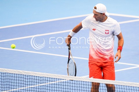  08.04.2018 SOPOT<br />DAVIS CUP BNP PARIBAS DRUZYNOWE MISTRZOSTWA SWIATA W TENISIE 2 RUNDA STREFY EURO AFRYKANSKIEJ<br />DAVIS CUP BNP PARIBAS THE WORLD CUP OF TENNIS 2 ROUND EURO AFRICA AREA<br />POLSKA (poland) - ZIMBABWE (zimbabwe)<br />N/Z LUKASZ KUBOT<br /> 