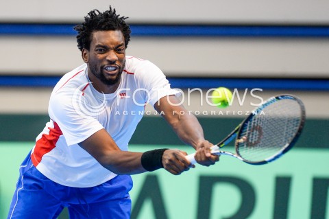  08.04.2018 SOPOT<br />DAVIS CUP BNP PARIBAS DRUZYNOWE MISTRZOSTWA SWIATA W TENISIE 2 RUNDA STREFY EURO AFRYKANSKIEJ<br />DAVIS CUP BNP PARIBAS THE WORLD CUP OF TENNIS 2 ROUND EURO AFRICA AREA<br />POLSKA (poland) - ZIMBABWE (zimbabwe)<br />N/Z TAKANYI GARANGANGA<br /> 