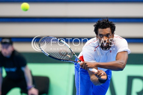  08.04.2018 SOPOT<br />DAVIS CUP BNP PARIBAS DRUZYNOWE MISTRZOSTWA SWIATA W TENISIE 2 RUNDA STREFY EURO AFRYKANSKIEJ<br />DAVIS CUP BNP PARIBAS THE WORLD CUP OF TENNIS 2 ROUND EURO AFRICA AREA<br />POLSKA (poland) - ZIMBABWE (zimbabwe)<br />N/Z TAKANYI GARANGANGA<br /> 