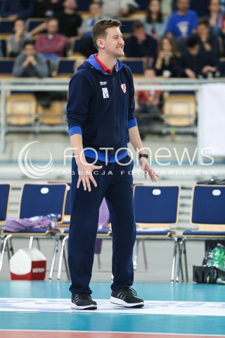  11.04.2018 LODZ SIATKOWKA ORLEN LIGA SEZON 2017/2018 <br />
GROT BUDOWLANI LODZ - CHEMIK POLICE<br />
N/Z TRENER MARIUSZ KRZYSZTALOWICZ<br />
 