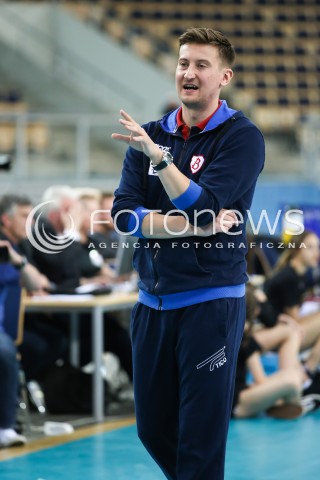  11.04.2018 LODZ SIATKOWKA ORLEN LIGA SEZON 2017/2018 <br />
GROT BUDOWLANI LODZ - CHEMIK POLICE<br />
N/Z TRENER MARIUSZ KRZYSZTALOWICZ<br />
 