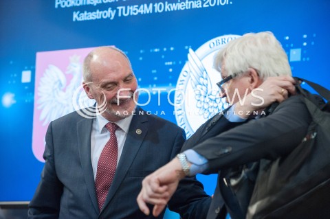  11.04.2018 WARSZAWA<br />PREZENTACJA RAPORTU TECHNICZNEGO PODKOMISJI DO PONOWNEGO ZBADANIA WYPADKU LOTNICZEGO Z DNIA 10 KWIETNIA 2010<br />N/Z ANTONI MACIEREWICZ<br /> 