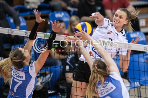  11.04.2018 RZESZOW <br />SIATKOWKA LIGA SIATKOWKI KOBIET LSK 2017/2018 WOMEN VOLLEYBALL POLAND POLISH LEAGUE <br />MECZ DEVELOPRES SKYRES RZESZOW - ENEA PTPS PILA <br />N/Z MONIKA PTAK <br /> 