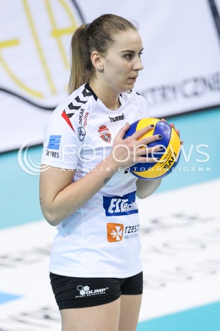  11.04.2018 RZESZOW <br />SIATKOWKA LIGA SIATKOWKI KOBIET LSK 2017/2018 WOMEN VOLLEYBALL POLAND POLISH LEAGUE <br />MECZ DEVELOPRES SKYRES RZESZOW - ENEA PTPS PILA <br />N/Z ADELA HELIC SYLWETKA <br /> 