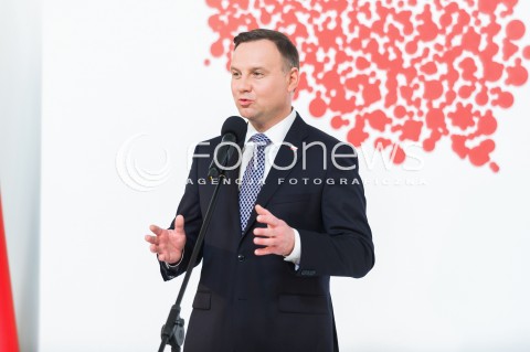  11.04.2018 WARSZAWA PALAC PREZYDENCKI<br />KONFERENCJA WSPOLNIE O KONSTYTUCJI WSPOLNIE O GOSPODARCE<br />N/Z PREZYDENT RP ANDRZEJ DUDA <br /> 