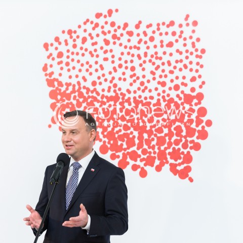  11.04.2018 WARSZAWA PALAC PREZYDENCKI<br />KONFERENCJA WSPOLNIE O KONSTYTUCJI WSPOLNIE O GOSPODARCE<br />N/Z PREZYDENT RP ANDRZEJ DUDA <br /> 