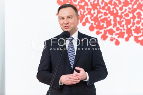  11.04.2018 WARSZAWA PALAC PREZYDENCKI<br />KONFERENCJA WSPOLNIE O KONSTYTUCJI WSPOLNIE O GOSPODARCE<br />N/Z PREZYDENT RP ANDRZEJ DUDA <br /> 