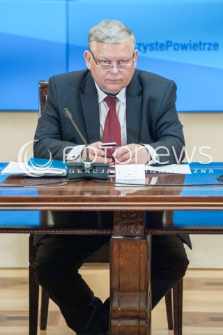  12.04.2018 WARSZAWA<br />POSIEDZENIE KOMITETU STERUJACEGO KRAJOWEGO PROGRAMU OCHRONY POWIETRZA<br />N/Z MAREK SUSKI<br /> 