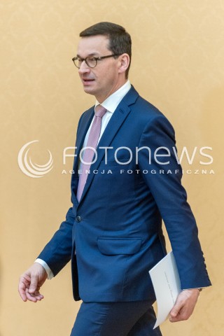  12.04.2018 WARSZAWA<br />POSIEDZENIE KOMITETU STERUJACEGO KRAJOWEGO PROGRAMU OCHRONY POWIETRZA<br />N/Z MATEUSZ MORAWIECKI<br /> 