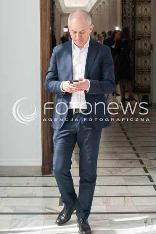  13.04.2018 WARSZAWA SEJM<br />POSIEDZENIE SEJMU<br />N/Z GRZEGORZ NAPIERALSKI<br /> 