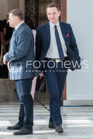  13.04.2018 WARSZAWA SEJM<br />POSIEDZENIE SEJMU<br />N/Z WOJCIECH SKURKIEWICZ WALDEMAR BUDA<br /> 